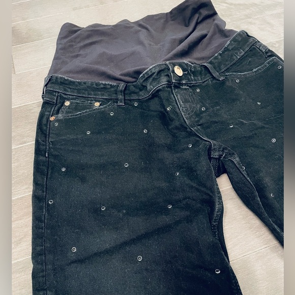 River Island studded denim maternity pant - Picture 6 of 9